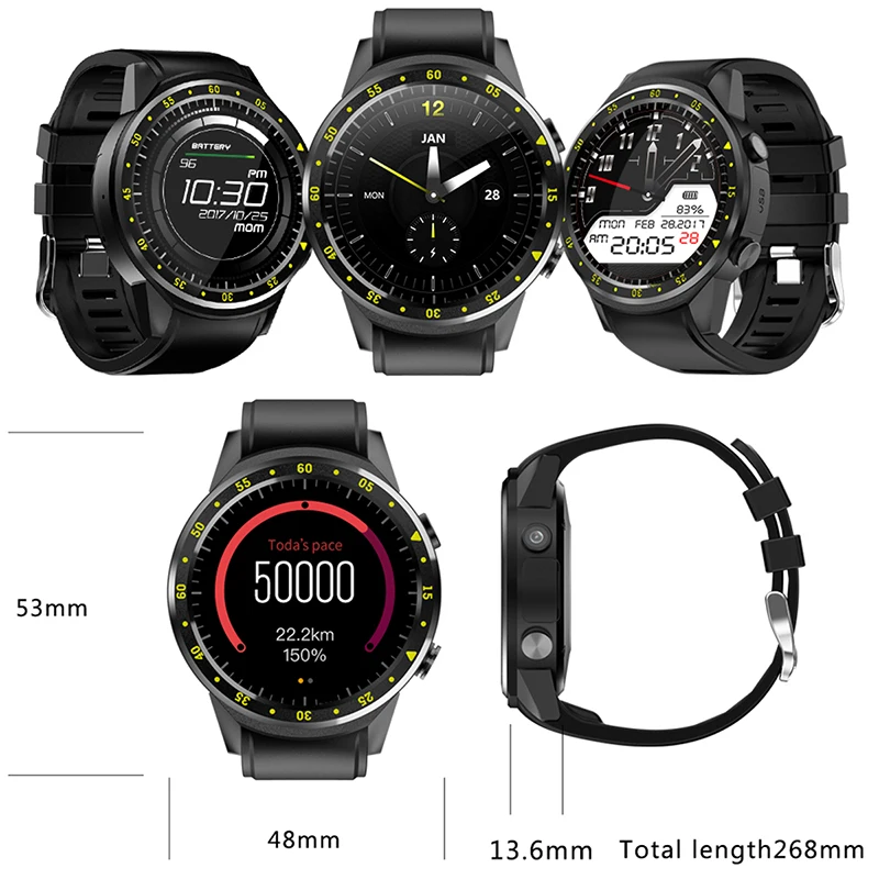 F1 GPS Sports Smartwatch Phone Bluetooth Heart Rate Sleep Monitor Smart Watch Support Sim TF Card Camera Multi Sports Model
F1 GPS Sports Smartwatch Phone Bluetooth Heart Rate Sleep Monitor Smart Watch Support Sim TF Card Camera Multi Sports Model
