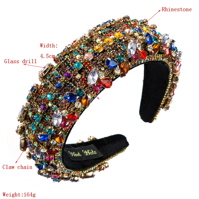 Efily Handmade Rhinestone Crown Headbands for Women Hairbands Luxury Hair Accessories Party Headpiece Headwear Jewelry Gift
Efily Handmade Rhinestone Crown Headbands for Women Hairbands Luxury Hair Accessories Party Headpiece Headwear Jewelry Gift