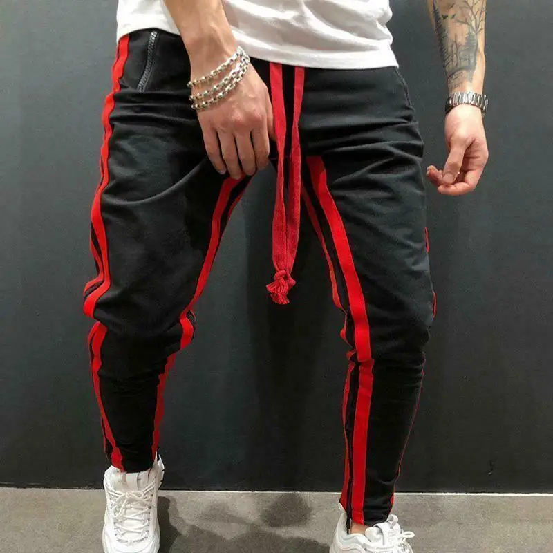 New Autumn Fashion Men Long Striped Sweatpants Fitness Casual Mens Sports Trousers Street Hip-Hop Track Pants Hot Sale
New Autumn Fashion Men Long Striped Sweatpants Fitness Casual Mens Sports Trousers Street Hip-Hop Track Pants Hot Sale