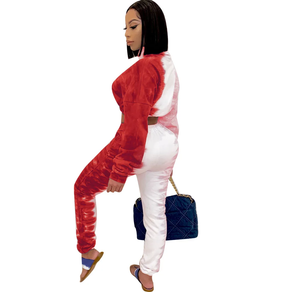 Women Two Piece Outfits Fashion Zipper Drawstring Long Sleeve Print Crop Tops+ Pants 2 Piece Set Women Night Party Club Outfits
Women Two Piece Outfits Fashion Zipper Drawstring Long Sleeve Print Crop Tops+ Pants 2 Piece Set Women Night Party Club Outfits