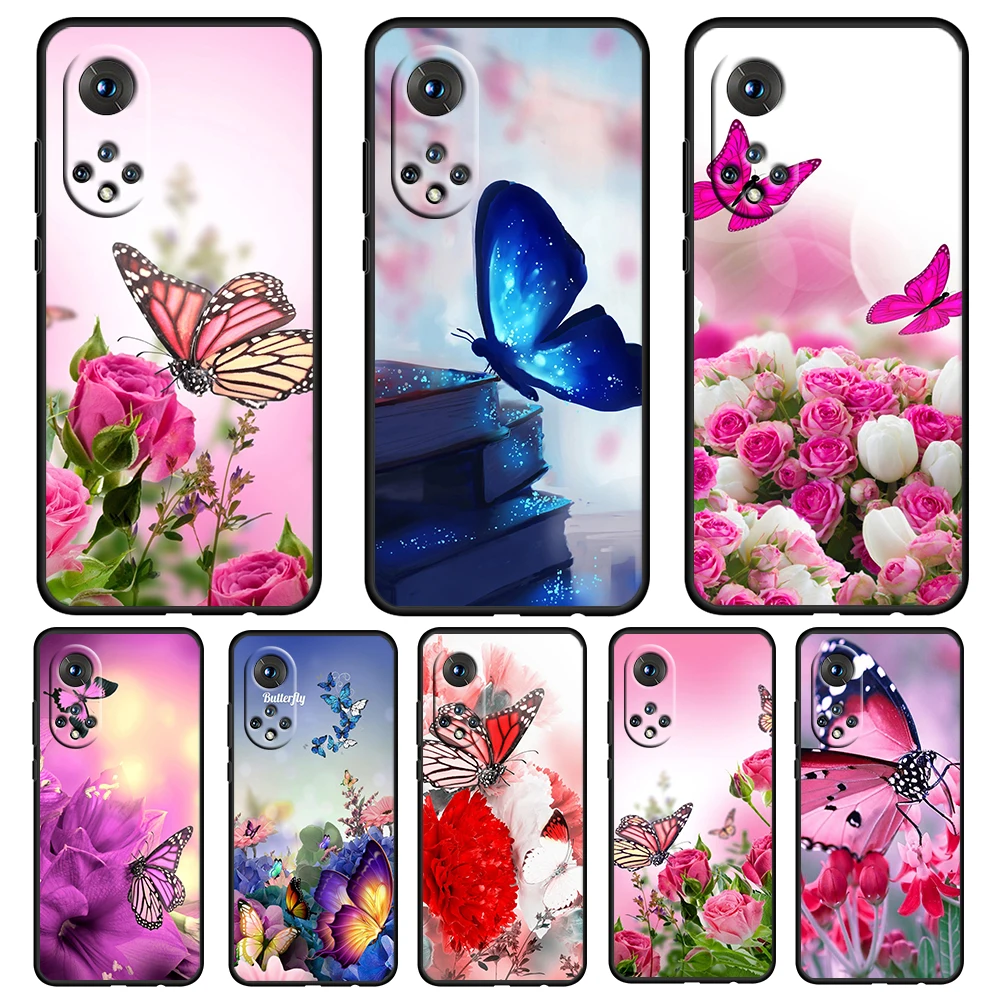 Flower butterfly For Honor 50 30 V30 View 20 20E X20 Play5 5T Magic3 Pro Plus SE Lite 5G Black Soft TPU Phone Case
Flower butterfly For Honor 50 30 V30 View 20 20E X20 Play5 5T Magic3 Pro Plus SE Lite 5G Black Soft TPU Phone Case