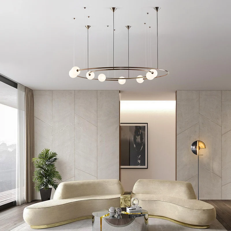 Modern Led Pendant Light Creative Planet Circular Pendant Lighting Decoration Hanging Light Fixtures For Living Room
Modern Led Pendant Light Creative Planet Circular Pendant Lighting Decoration Hanging Light Fixtures For Living Room