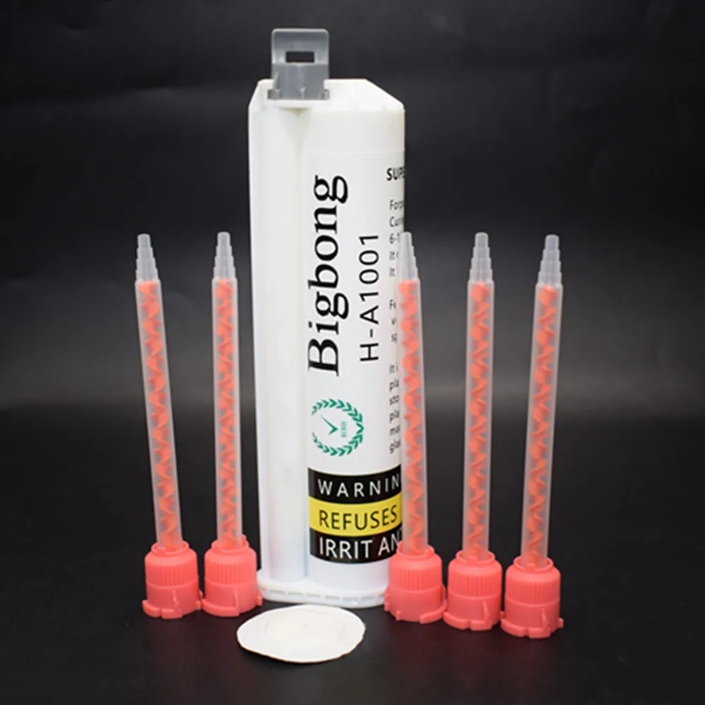 White 10:1 75ml Acrylic Adhesive Glue Strong 2-part Resin Adhesive Plastic Ceramic Glass Wood & 5pcs 1:10 Static Mixing Nozzles
White 10:1 75ml Acrylic Adhesive Glue Strong 2-part Resin Adhesive Plastic Ceramic Glass Wood & 5pcs 1:10 Static Mixing Nozzles