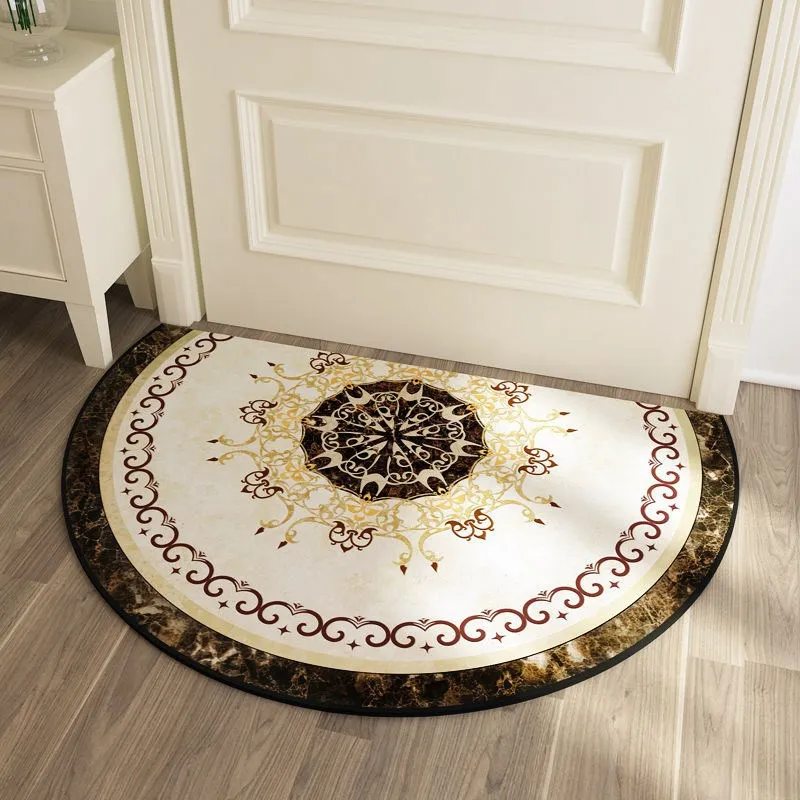 Entrance Doormat European Style Non-Slip Door Floor Mat for Indoor Half Round Home Welcome Mat Bathroom Carpet Kitchen Area Rugs
Entrance Doormat European Style Non-Slip Door Floor Mat for Indoor Half Round Home Welcome Mat Bathroom Carpet Kitchen Area Rugs