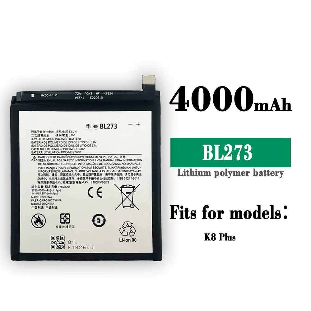 Подходит для Leno Vo K8 Plus мобильный телефон battery BL273 мобильный телефон board встроенный аккумулятор
Подходит для Leno Vo K8 Plus мобильный телефон battery BL273 мобильный телефон board встроенный аккумулятор