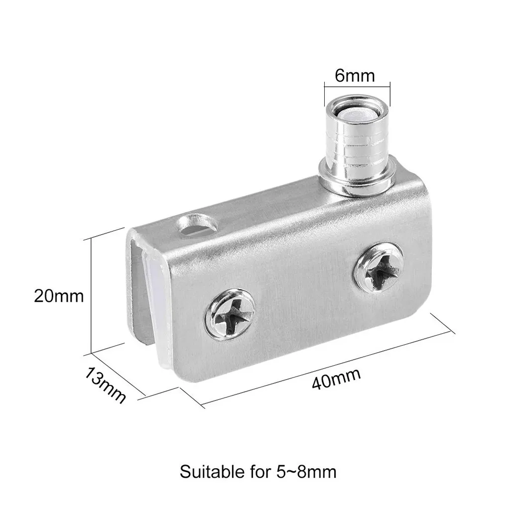 2pcs Door Hinges Accessory Clip Cupboard For 5-8mm Glass Glass Metal Pivot Thickness Useful Brand New Suitanle
2pcs Door Hinges Accessory Clip Cupboard For 5-8mm Glass Glass Metal Pivot Thickness Useful Brand New Suitanle