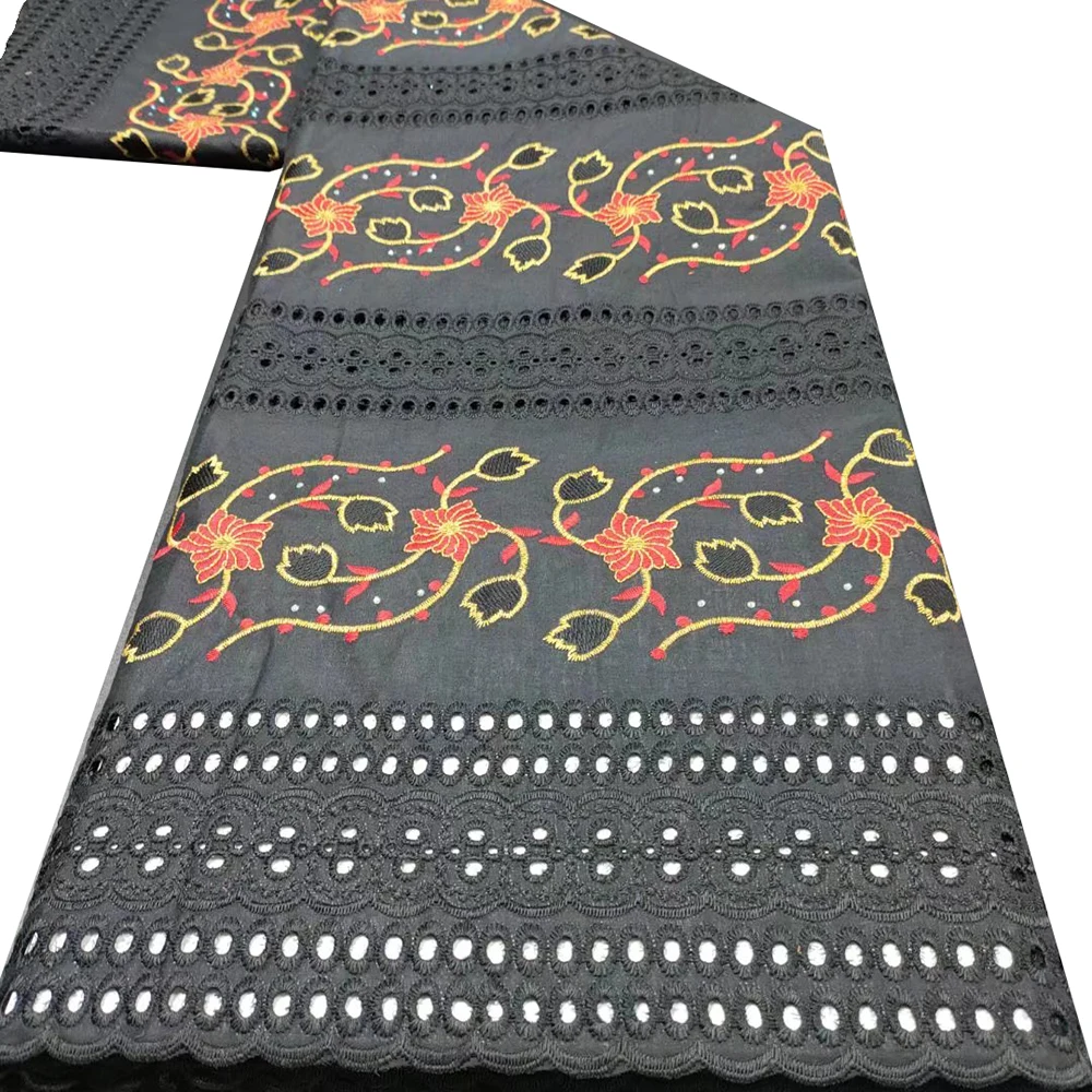 Sinya Black Color African Dry Lace Fabric 2022 High Quality Embroidery Cotton Swiss Voile Lace In Switzerland For Women
Sinya Black Color African Dry Lace Fabric 2022 High Quality Embroidery Cotton Swiss Voile Lace In Switzerland For Women