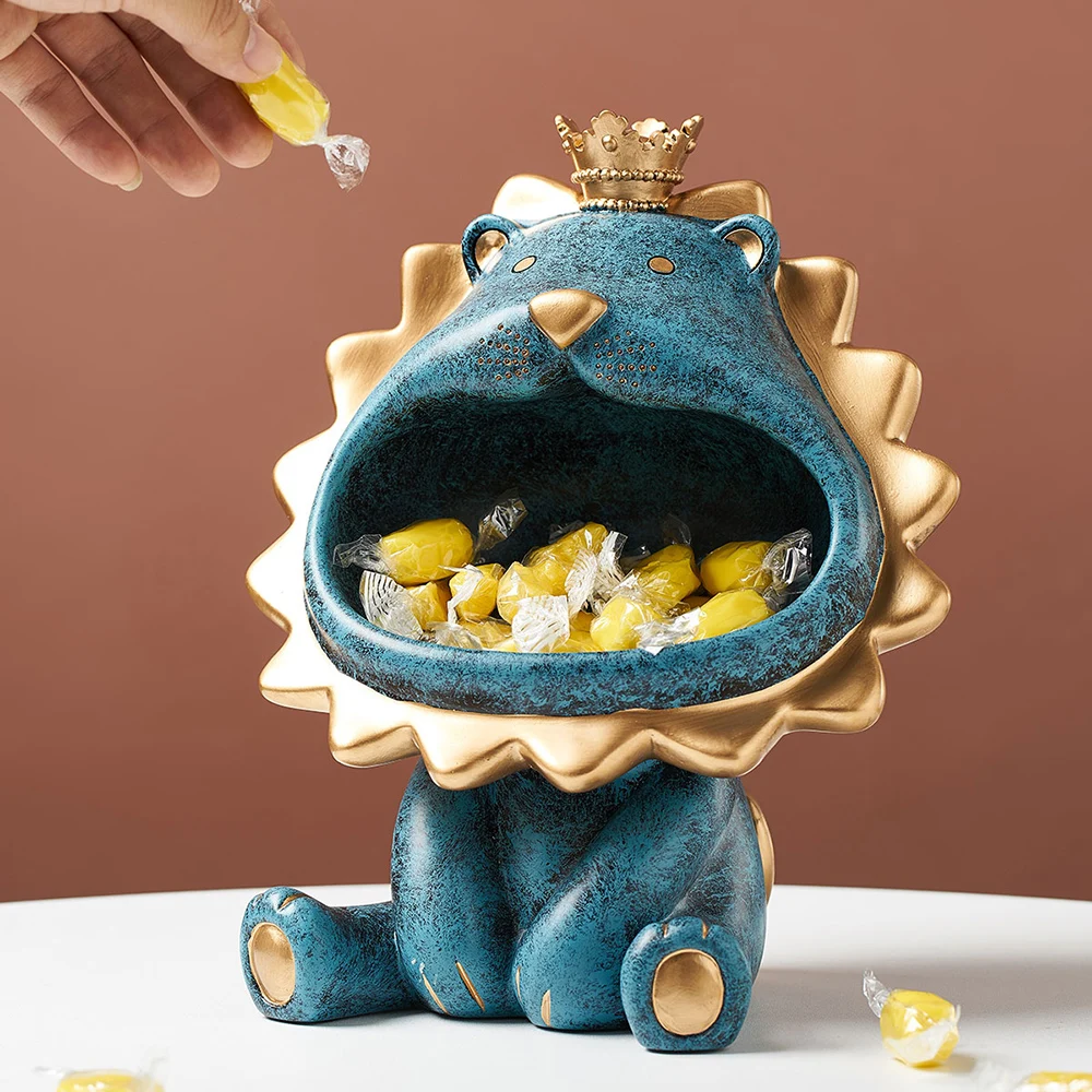 Desktop Lion Jewelry box Money box Key sewing thread storage tea box Cigarette box Tool box Candy box organizer for cosmetics
Desktop Lion Jewelry box Money box Key sewing thread storage tea box Cigarette box Tool box Candy box organizer for cosmetics