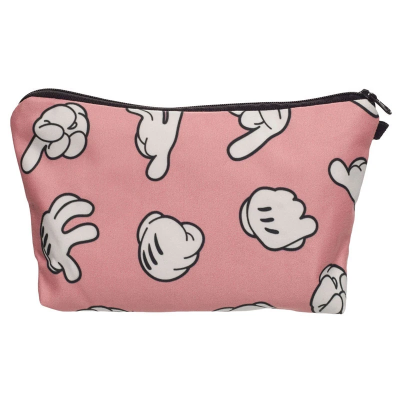Fashion finger Cosmetic Bag Print Women Brand makeup bags Cute bag headset candy Cosmetic printing Collection Casual men zipper
Fashion finger Cosmetic Bag Print Women Brand makeup bags Cute bag headset candy Cosmetic printing Collection Casual men zipper