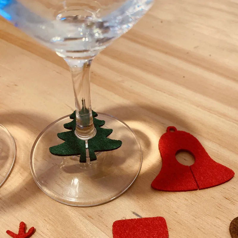 6pcs/lot Christmas Wine Glass Decoration Xmas Party Decor Felt Cup Ring Table Decorations New Year Festival Christmas Supplies
6pcs/lot Christmas Wine Glass Decoration Xmas Party Decor Felt Cup Ring Table Decorations New Year Festival Christmas Supplies