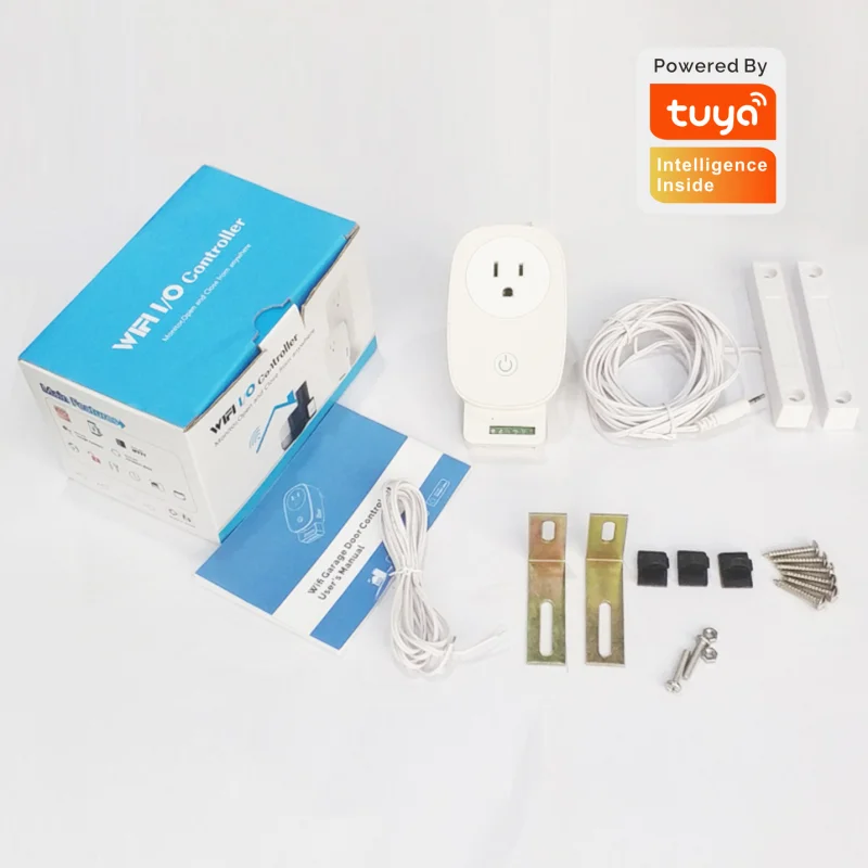 WIFI Garage Door Opener Remote Control Kit Controller With Outlet Wired Door Sensor Smart Control By Tuya Smart Life Alexa
WIFI Garage Door Opener Remote Control Kit Controller With Outlet Wired Door Sensor Smart Control By Tuya Smart Life Alexa