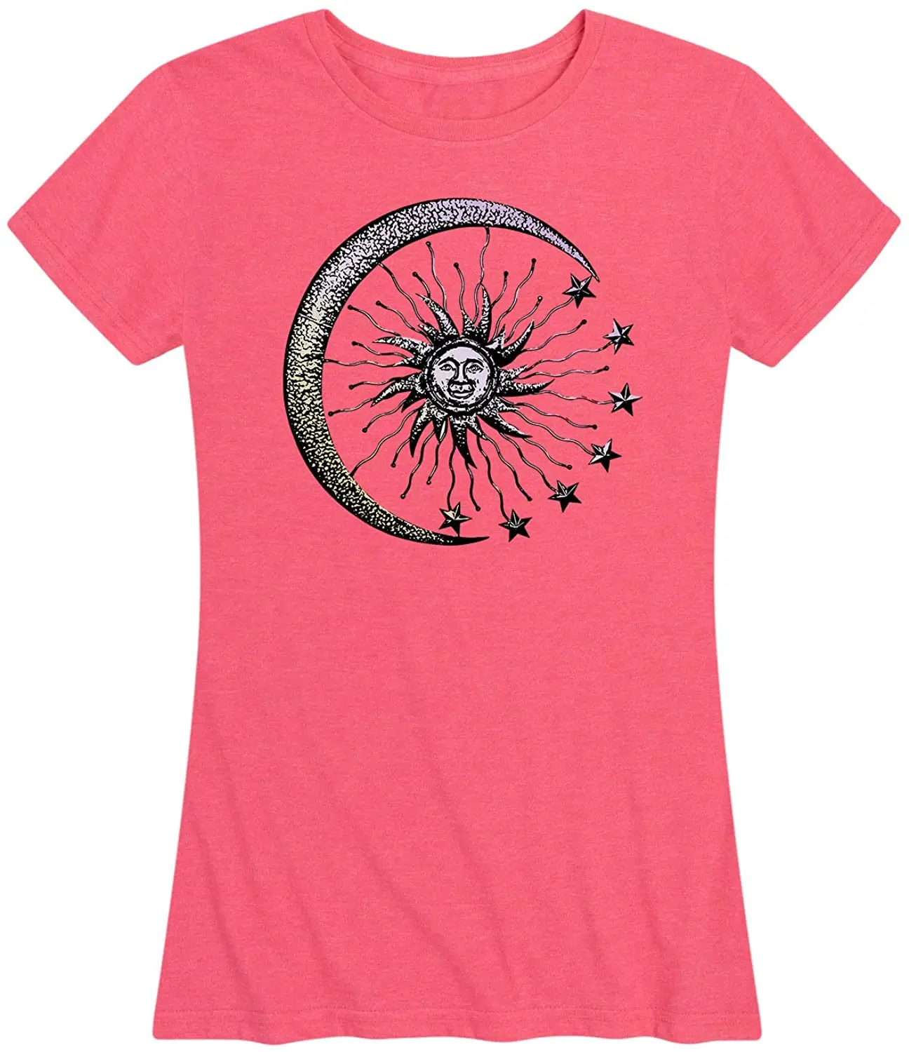 Celestial Crescent Moon Sun Inset - Women's Short Sleeve Classic Fit Tee New Arrivals Summer 2020 Breathable All Cotton Tshirt
Celestial Crescent Moon Sun Inset - Women's Short Sleeve Classic Fit Tee New Arrivals Summer 2020 Breathable All Cotton Tshirt