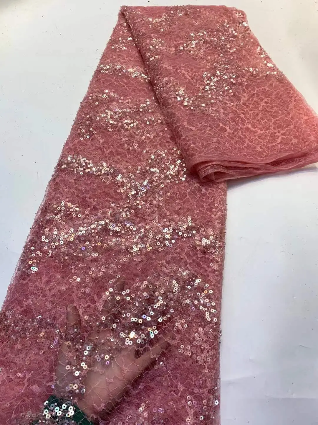 Latest African Lace Fabric with sequins J-168887 High Quality Embroidery French Nigerian Lace Fabrics For Sewing
Latest African Lace Fabric with sequins J-168887 High Quality Embroidery French Nigerian Lace Fabrics For Sewing