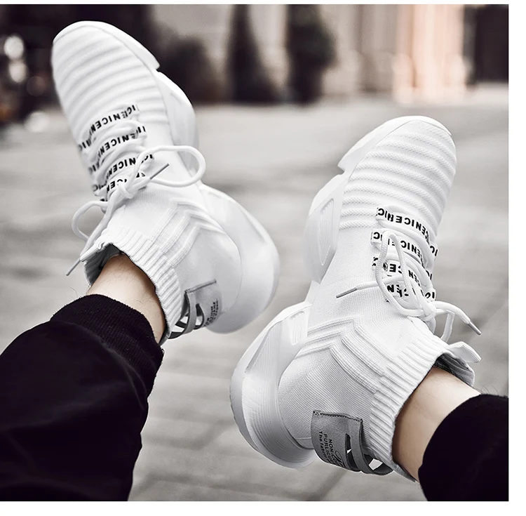 Fashion Men's Sock Chunky Sneakers Breathable Men Thick Bottom Shoes Outdoor High Top Casual Footwear Athletic Zapatillas Hombre
Fashion Men's Sock Chunky Sneakers Breathable Men Thick Bottom Shoes Outdoor High Top Casual Footwear Athletic Zapatillas Hombre