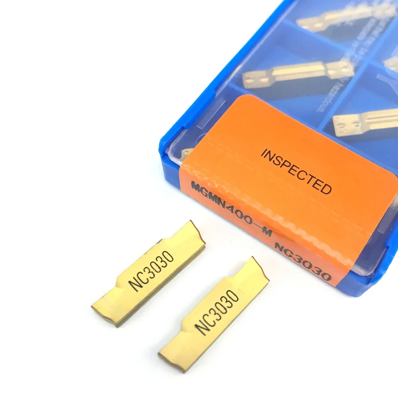10 шт. MGMN400 M NC3030 NC3020 PC9030 4 мм твердосплавные вставки MGMN 400 токарный станок резак