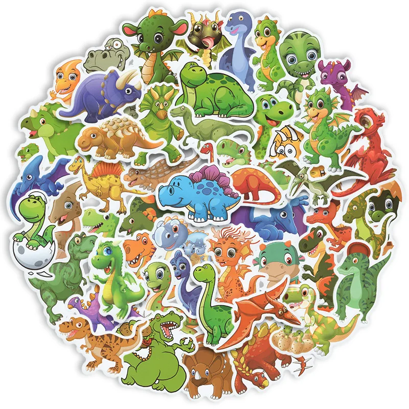 50PCS Dinosaur Tyrannosaurus Personality Cartoon Graffiti Stickers, Children's Skateboard Guitar Stickers
50PCS Dinosaur Tyrannosaurus Personality Cartoon Graffiti Stickers, Children's Skateboard Guitar Stickers