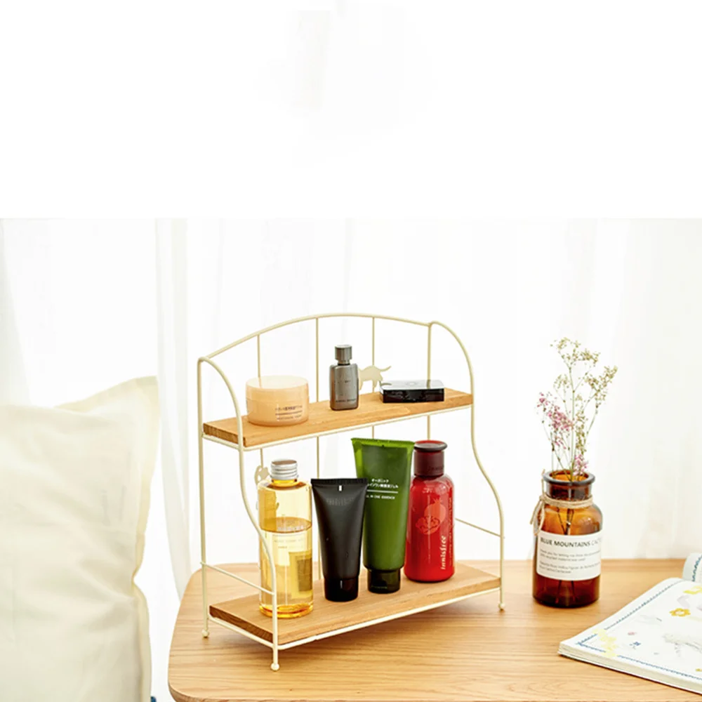 Delicate Storage Rack Double Layer Shelf Adorable Holder Rack Cat Metal Organizer for Home Kitchen Bathroom (Beige) 
Delicate Storage Rack Double Layer Shelf Adorable Holder Rack Cat Metal Organizer for Home Kitchen Bathroom (Beige)