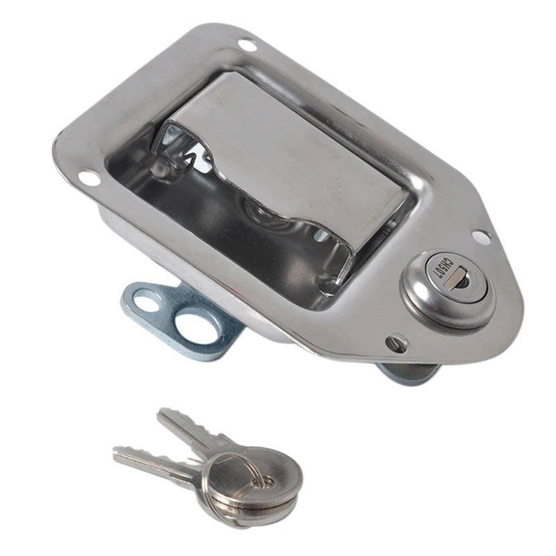 Trailer Tool Box Lock Heavy-Duty Anti-Theft Paddle Locks Door Paddle Handle Latch for RV Camper Truck Trailer
Trailer Tool Box Lock Heavy-Duty Anti-Theft Paddle Locks Door Paddle Handle Latch for RV Camper Truck Trailer