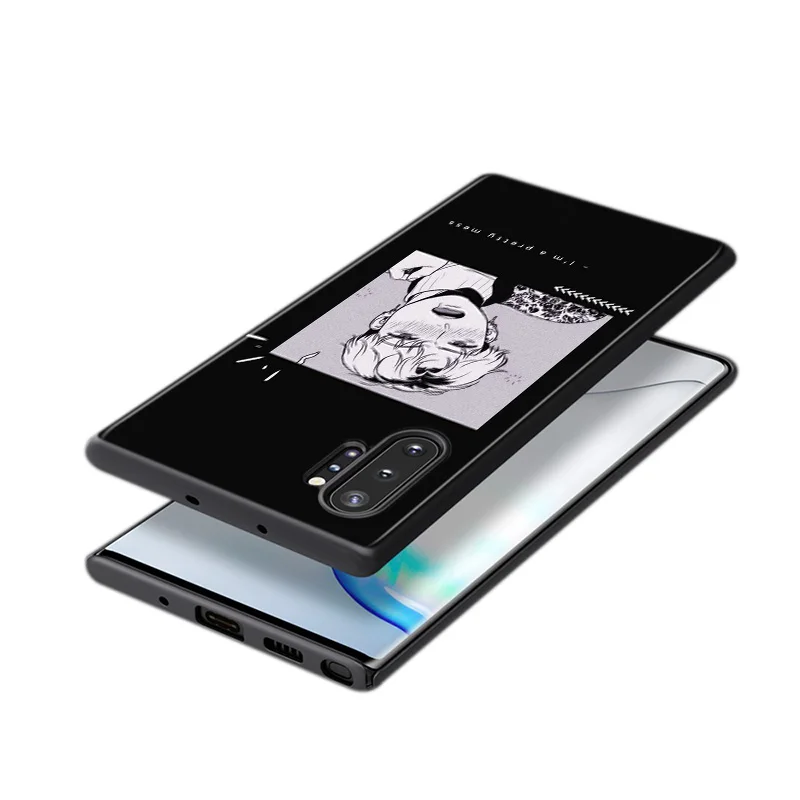 Bjahalex For Samsung Galaxy Note 20 Ultra 10 9 8 S10 S10E S9 S8 S7 Plus Pro 5G Black Phone Case
Bjahalex For Samsung Galaxy Note 20 Ultra 10 9 8 S10 S10E S9 S8 S7 Plus Pro 5G Black Phone Case