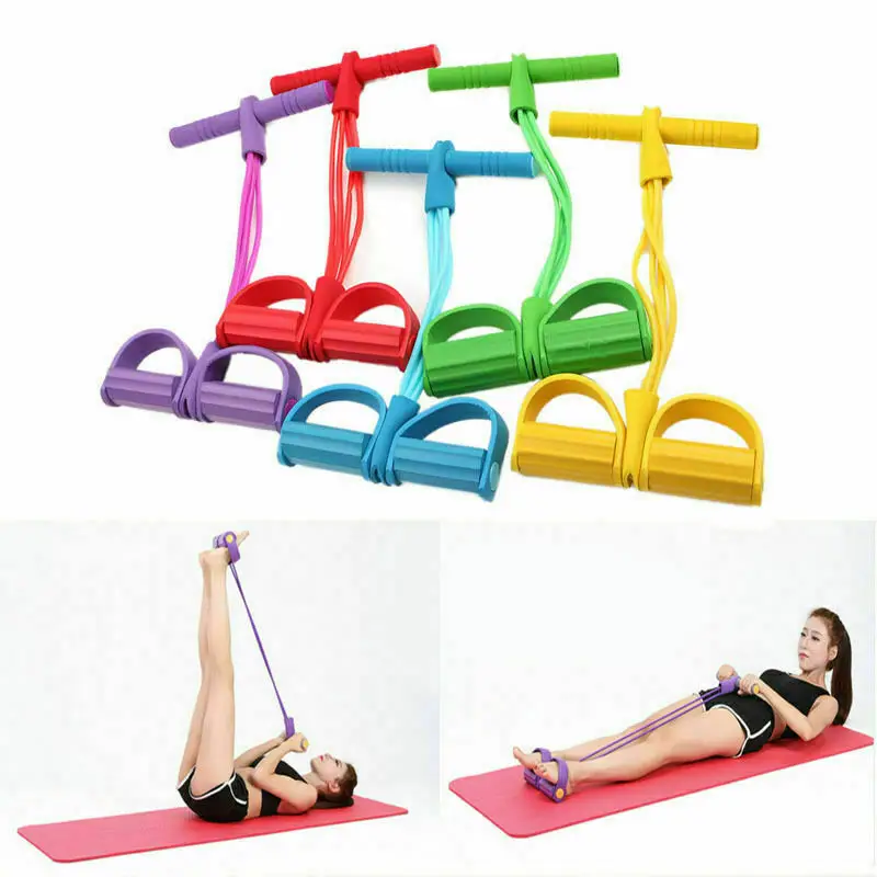 2019 Shaping Exerciser Pedal Puller Pedal Pull Rope Resistance Exercise 4 Tube Yoga Movement Equipment
2019 Shaping Exerciser Pedal Puller Pedal Pull Rope Resistance Exercise 4 Tube Yoga Movement Equipment