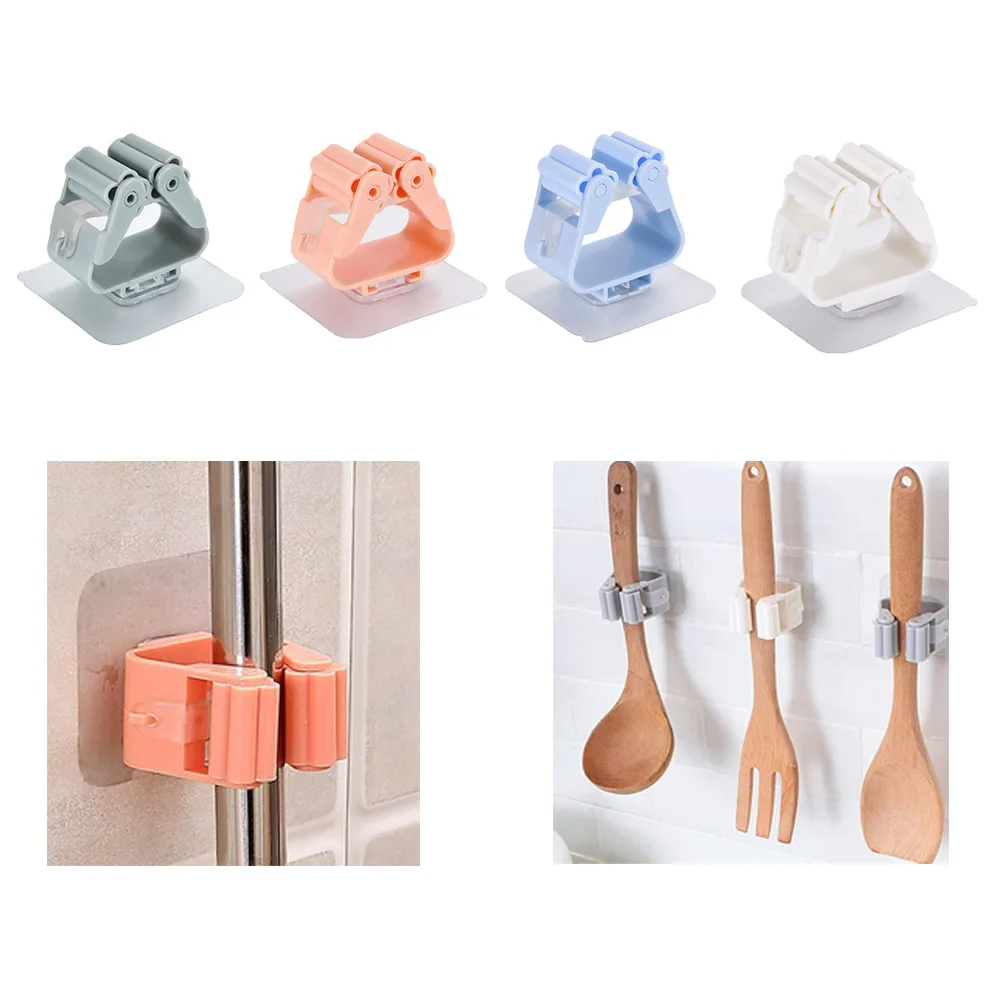 1pc Kitchen Wall Mounted Mop Clip Racks Holder Brush Hanger Bathroom Storage Organizer Storage Hooks Holders Kitchen Tools
1pc Kitchen Wall Mounted Mop Clip Racks Holder Brush Hanger Bathroom Storage Organizer Storage Hooks Holders Kitchen Tools