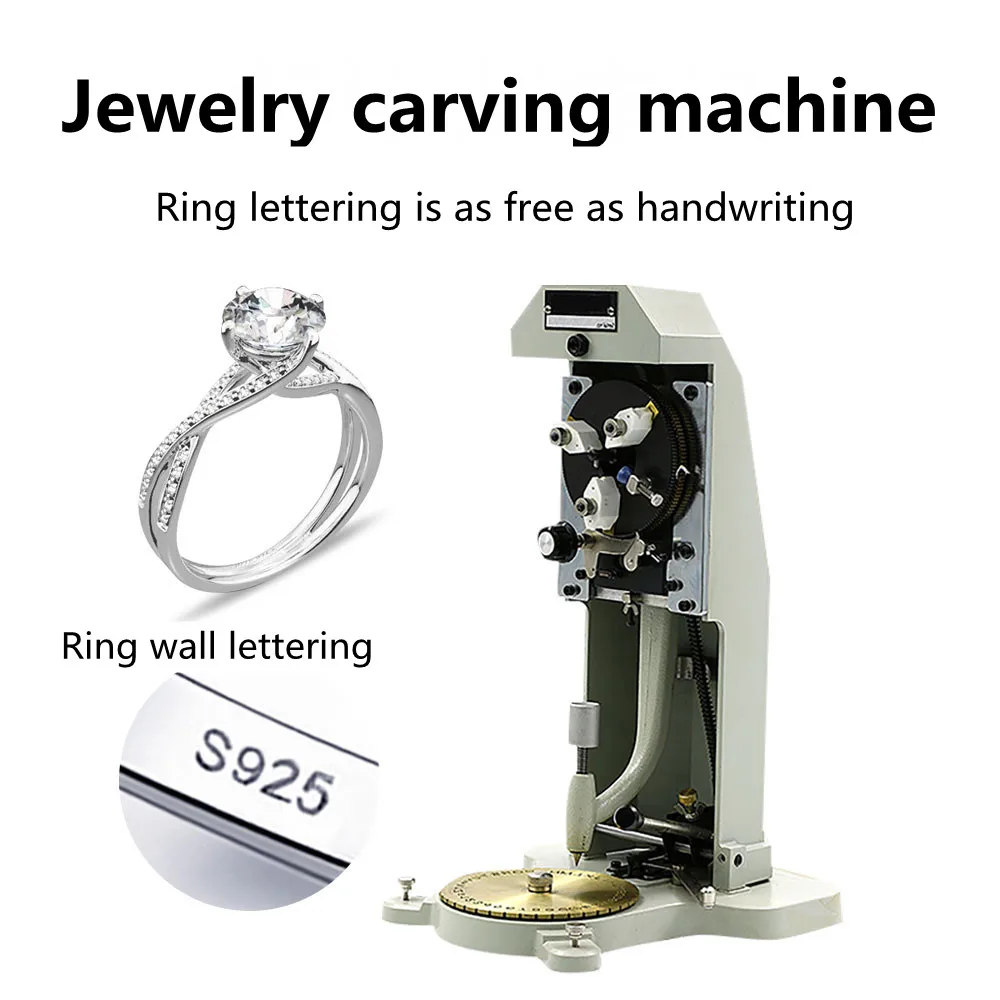 

Inside Ring Engraver Stamper with Two Faces Standard Letter Block Dial Jewelry Making Engraving Machine