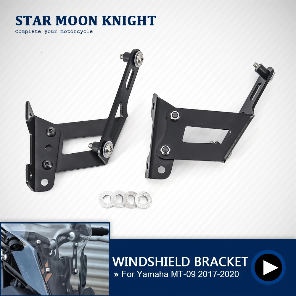 For Yamaha MT-09 MT09 MT 09 2017-2020 Motorcycle Accessories Windshield Bracket Windscreen Adjuster Sport Screen Stays Brackets
For Yamaha MT-09 MT09 MT 09 2017-2020 Motorcycle Accessories Windshield Bracket Windscreen Adjuster Sport Screen Stays Brackets