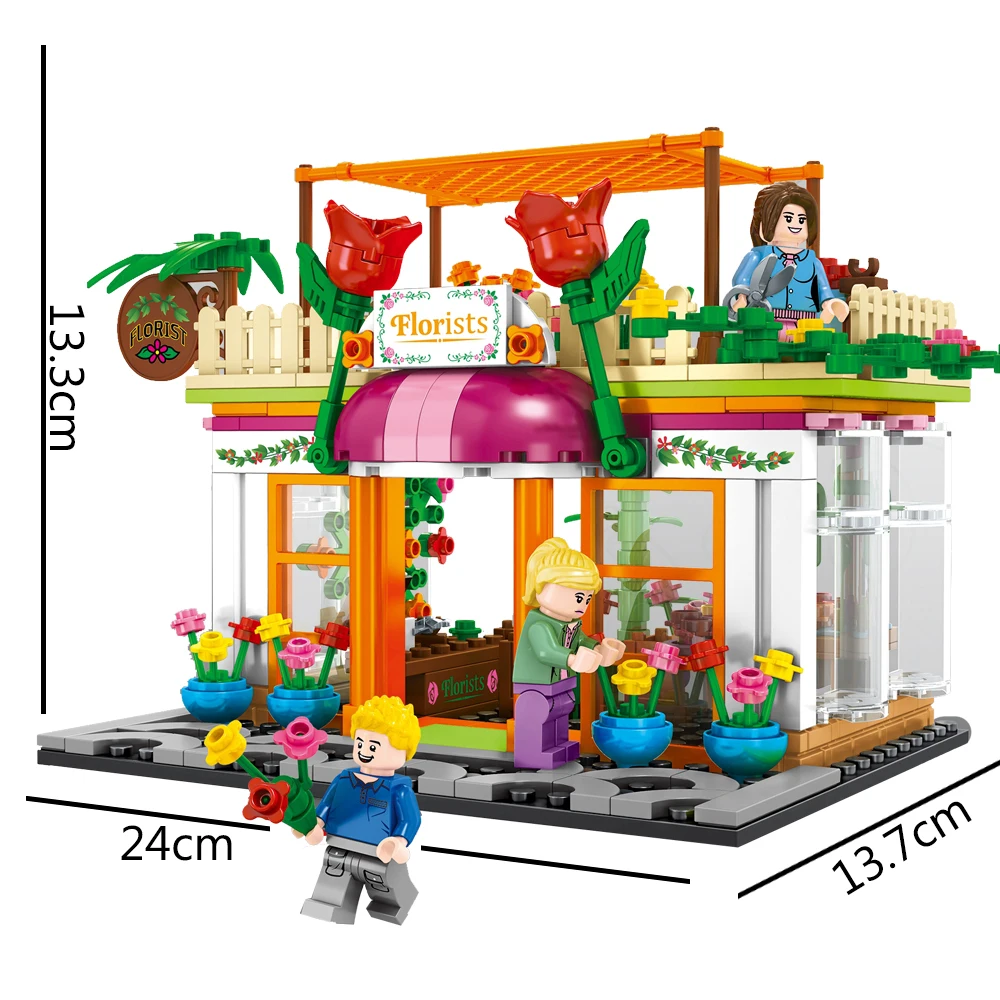 NEW 601023 City Creator Series Exclusive Flower Shop Set Building Blocks Bricks MOC Bricks Compatible Chrostmas Gifts
NEW 601023 City Creator Series Exclusive Flower Shop Set Building Blocks Bricks MOC Bricks Compatible Chrostmas Gifts