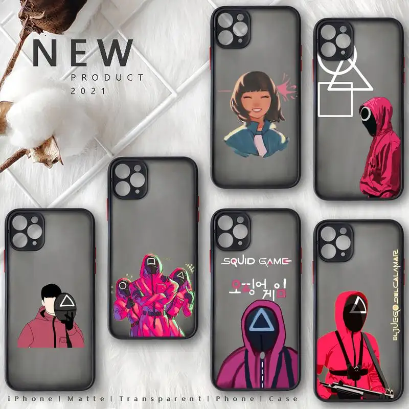 Squid Game Jung Hoyeon 067 Phone Case Matte Transparent for iphone 11 12 pro mini XS XR X max 7 8 plus TPU Mobile bags capa
Squid Game Jung Hoyeon 067 Phone Case Matte Transparent for iphone 11 12 pro mini XS XR X max 7 8 plus TPU Mobile bags capa