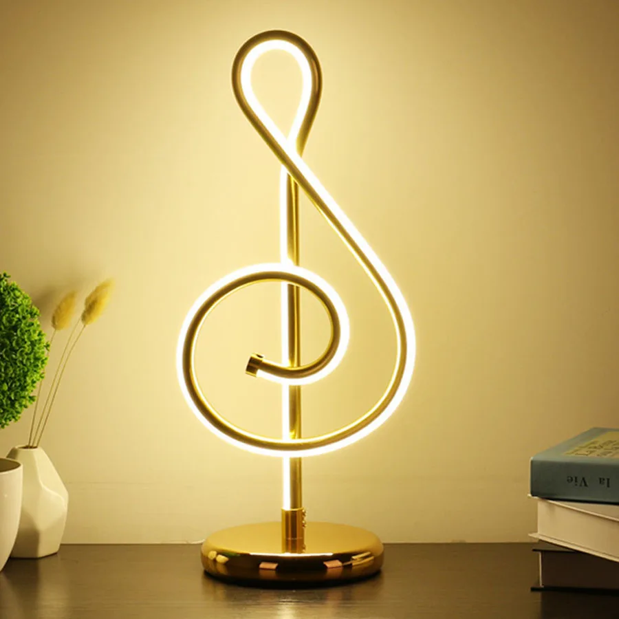 Creative Personality LED Table Lamp Bedroom Bedside Reading Desk Lamp Musical Notes Office Hotel Bar Table Light
Creative Personality LED Table Lamp Bedroom Bedside Reading Desk Lamp Musical Notes Office Hotel Bar Table Light