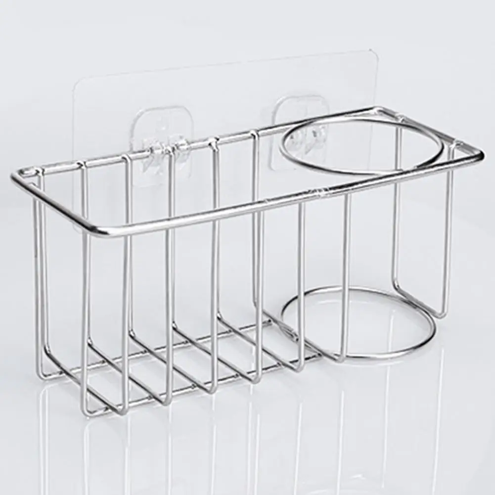 Stainless Steel Kitchen Sink Drain Basket Rack Sponge Brush Holder Organizer
Stainless Steel Kitchen Sink Drain Basket Rack Sponge Brush Holder Organizer