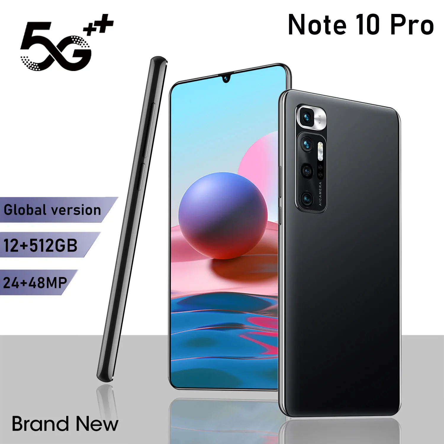 Note 10 Pro Cell Phone 12GB+512GB Smart Phone 6.26 Network Mobile Phones Android10 5000mAh CellPhone Dual SIM Smartphone 10Core
Note 10 Pro Cell Phone 12GB+512GB Smart Phone 6.26 Network Mobile Phones Android10 5000mAh CellPhone Dual SIM Smartphone 10Core