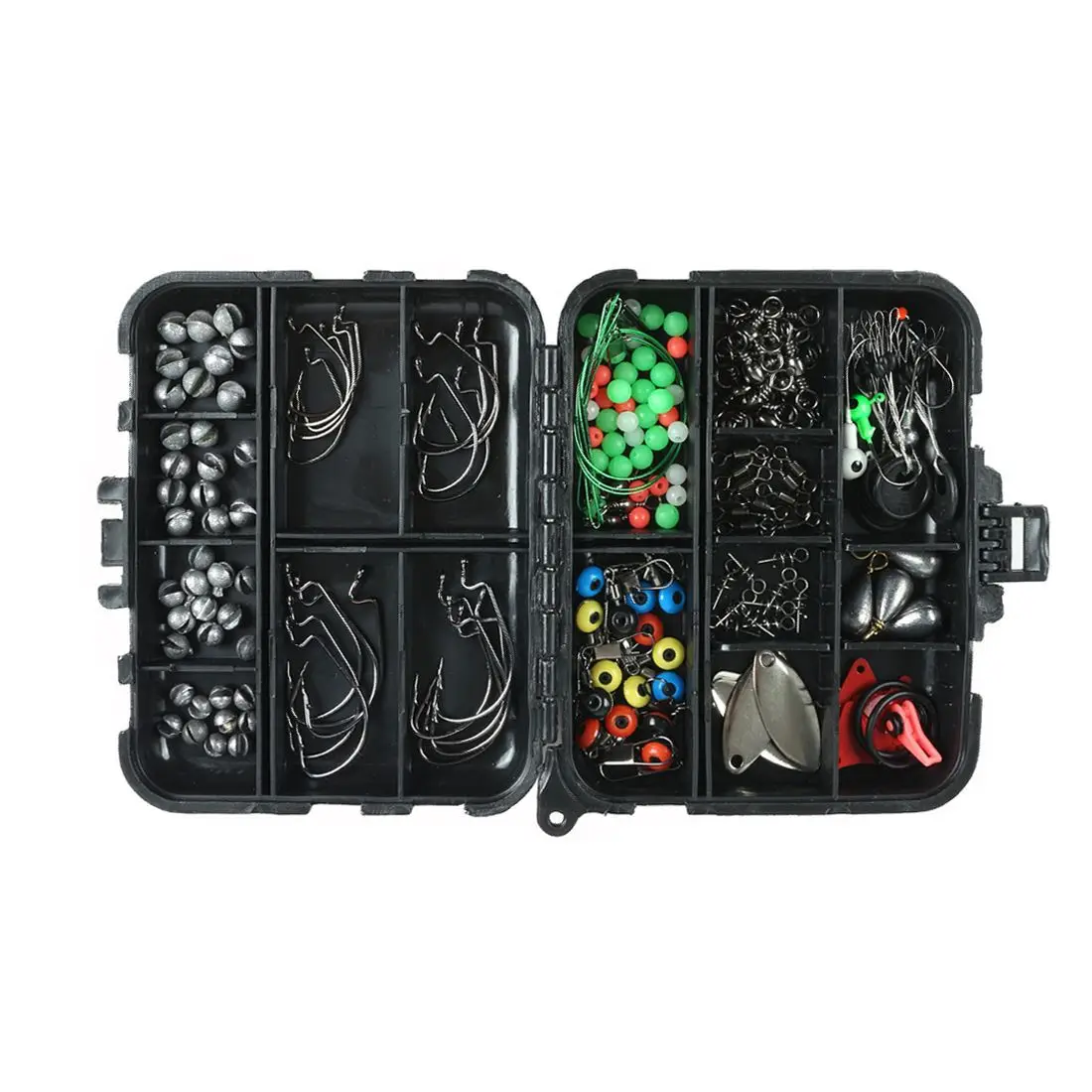 188pcs Fishing Accessories Space Beans Fishing Goods Hooks Connector Line Bifurcation Device Hook Knotting Tool Storage Boxes
188pcs Fishing Accessories Space Beans Fishing Goods Hooks Connector Line Bifurcation Device Hook Knotting Tool Storage Boxes
