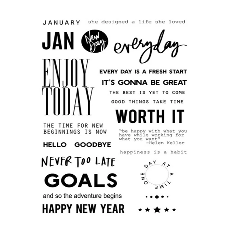 2022 New English Digital January Clear Stamp DIY Silicone Seals Scrapbooking/Card Making/Photo Album Decoration clear stamps
2022 New English Digital January Clear Stamp DIY Silicone Seals Scrapbooking/Card Making/Photo Album Decoration clear stamps