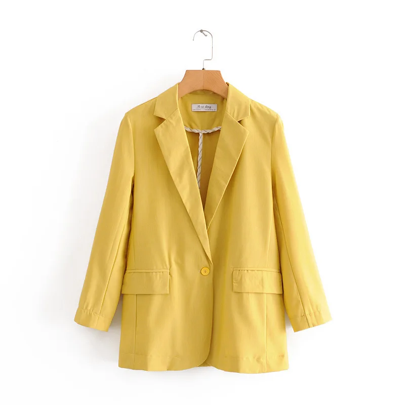Куртка Dt27565 женская, куртка для женщин, casaco feminino, женский новый однотонный костюм на одной пуговице, пальто, Топ
Куртка Dt27565 женская, куртка для женщин, casaco feminino, женский новый однотонный костюм на одной пуговице, пальто, Топ