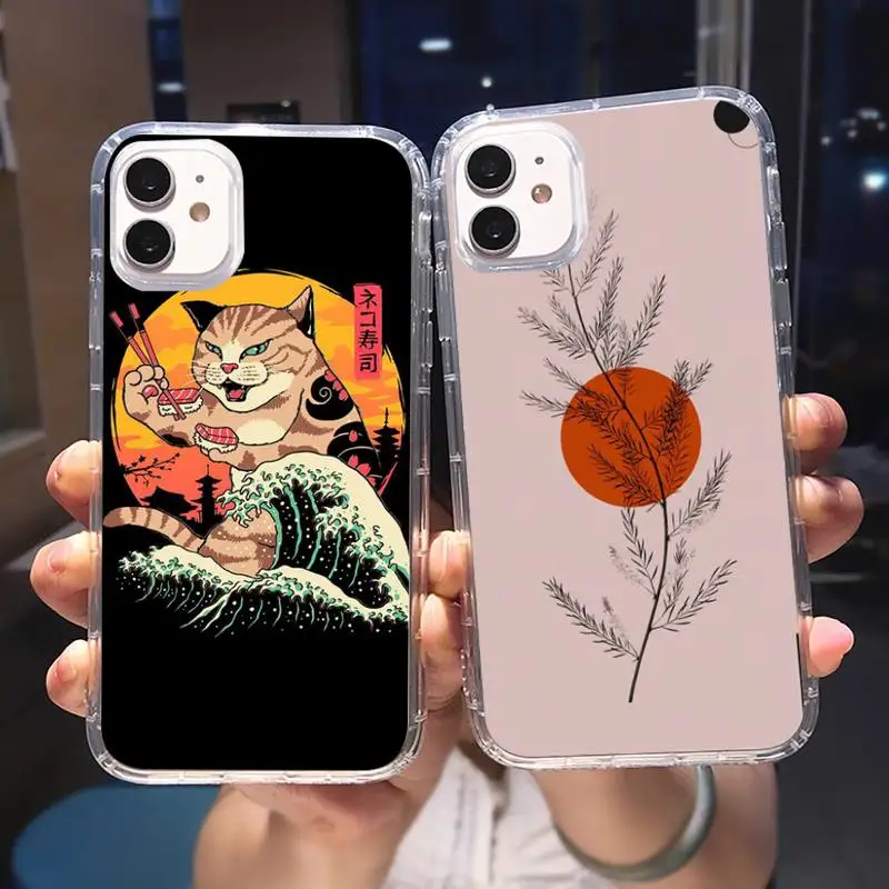 Japanese Style Art Japan Phone Case Transparent for iPhone 6 7 8 11 12 13 s mini pro X XS XR MAX Plus cover funda shell
Japanese Style Art Japan Phone Case Transparent for iPhone 6 7 8 11 12 13 s mini pro X XS XR MAX Plus cover funda shell