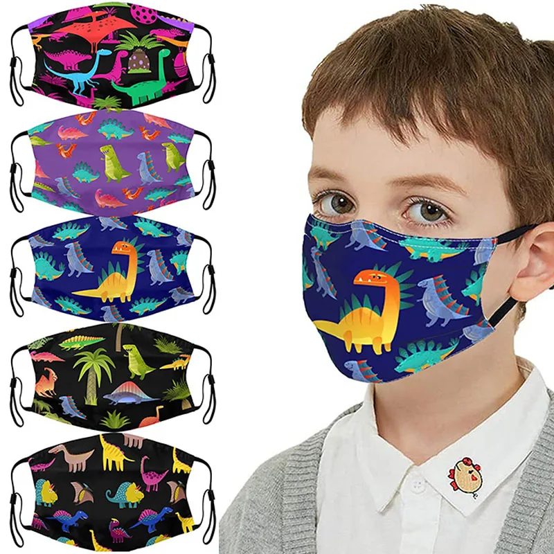 Cartoon Dinosaur Print Kids Masks with PM2.5 Filter Pocket Adjustable Breathable Cotton Face Masks for Child Boys Outdoor Mask
Cartoon Dinosaur Print Kids Masks with PM2.5 Filter Pocket Adjustable Breathable Cotton Face Masks for Child Boys Outdoor Mask