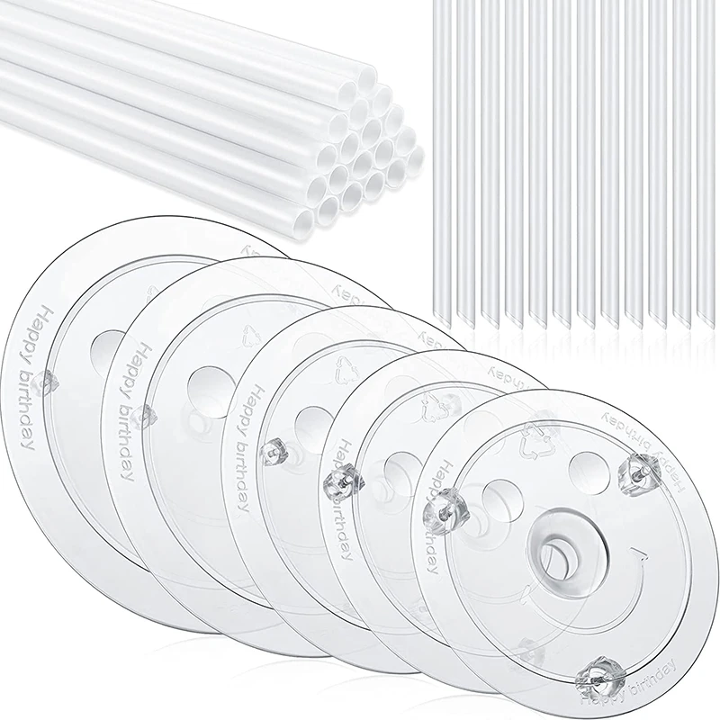 1Set Plastic Cake Dowel Rods Set 5 Cake Separator Plates for 4, 6, 8, 10, 12 Inch Cakes,Clear Cake Stacking Dowels
1Set Plastic Cake Dowel Rods Set 5 Cake Separator Plates for 4, 6, 8, 10, 12 Inch Cakes,Clear Cake Stacking Dowels