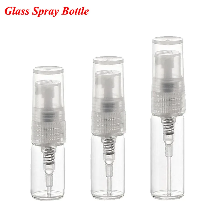 500pcs Empty 2ml 3ml 5ml Mini Essential oil Glass Spray Bottle Refillable Perfume Bottles Perfume Atomizer Travel Accessories
500pcs Empty 2ml 3ml 5ml Mini Essential oil Glass Spray Bottle Refillable Perfume Bottles Perfume Atomizer Travel Accessories