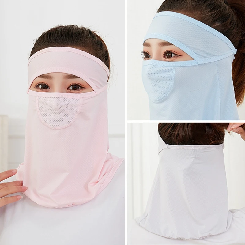 Summer Ice Silk Outdoor Sunscreen Face Mask Cycling Bike Motorcycle Scarf Breathable Bandana Full Face Wind Mask
Summer Ice Silk Outdoor Sunscreen Face Mask Cycling Bike Motorcycle Scarf Breathable Bandana Full Face Wind Mask
