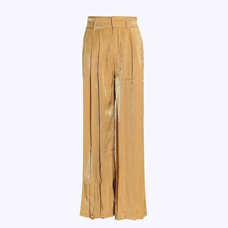 Wide Leg Basic Pants For Women High Waist Casual Loose Female Pleated Black Trouser Fashion New Clothing Style
Wide Leg Basic Pants For Women High Waist Casual Loose Female Pleated Black Trouser Fashion New Clothing Style