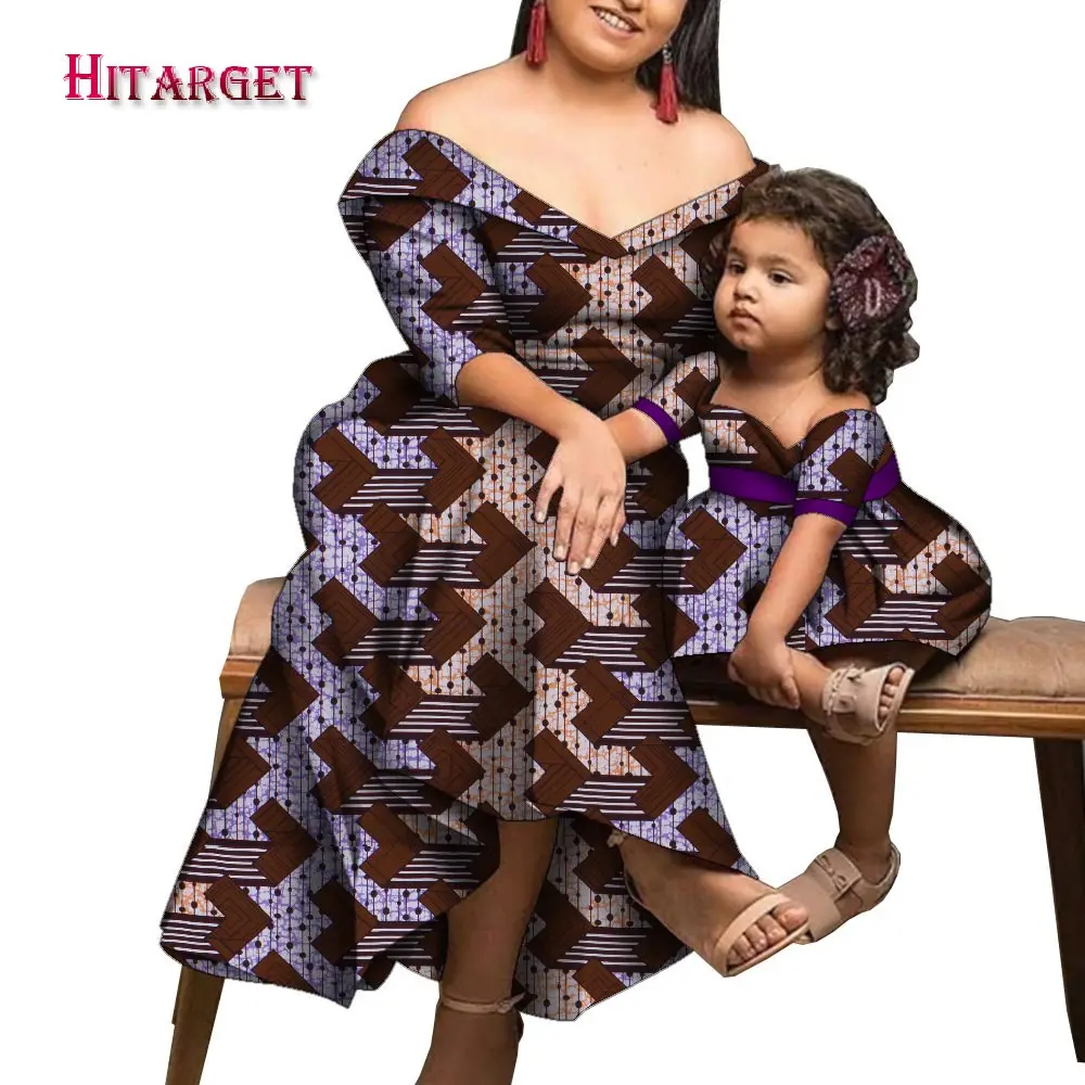 African Style Dashiki Dresses for Women and Children Ankara Fashion Parent-child Outfits Lady's Tube Dress and Girl Dress WYQ801 
African Style Dashiki Dresses for Women and Children Ankara Fashion Parent-child Outfits Lady's Tube Dress and Girl Dress WYQ801