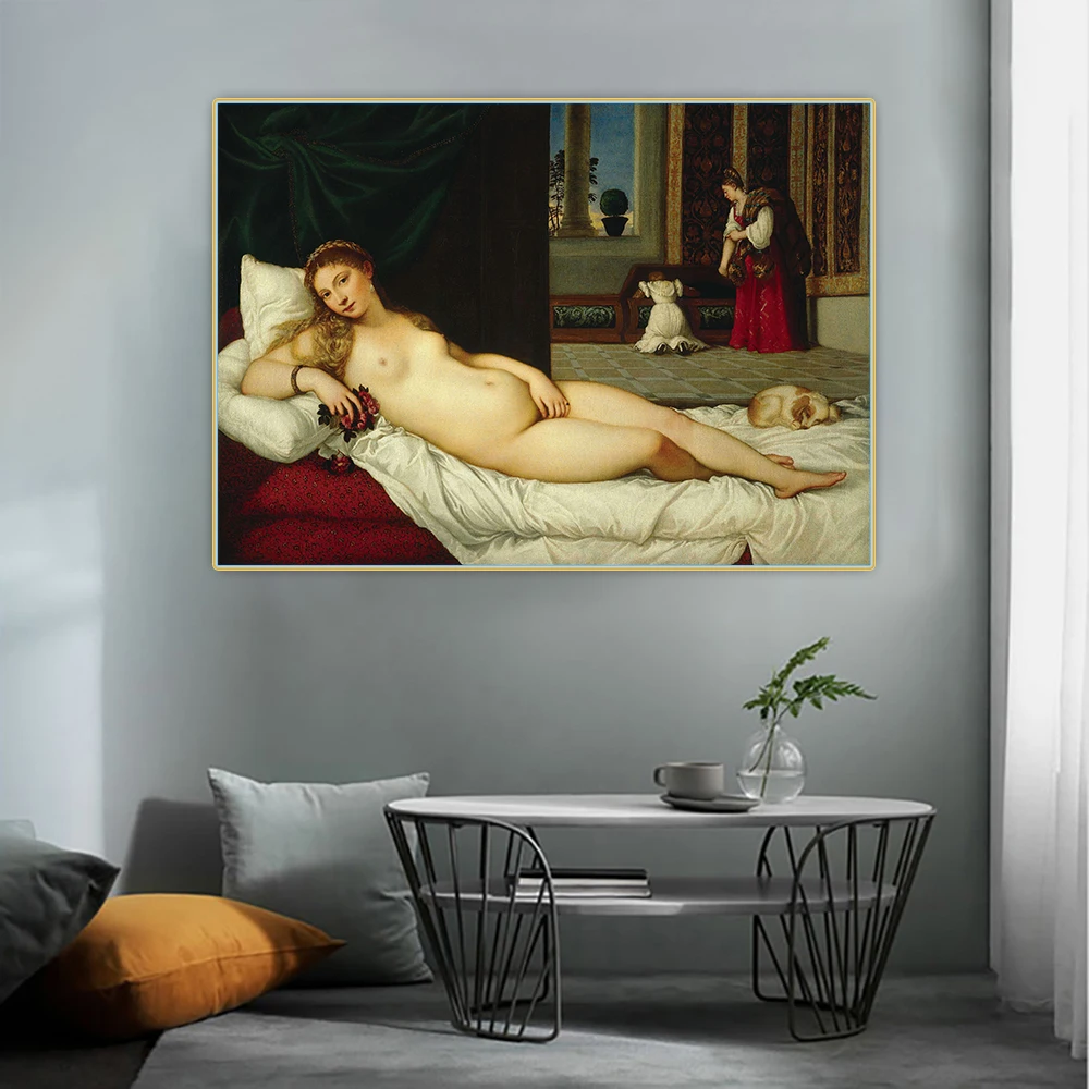 Citon Tiziano Vecellio《Venus of Urbino》Canvas Art Oil Painting Artwork Poster Picture Wall Decor Home Living Room Decoration
Citon Tiziano Vecellio《Venus of Urbino》Canvas Art Oil Painting Artwork Poster Picture Wall Decor Home Living Room Decoration