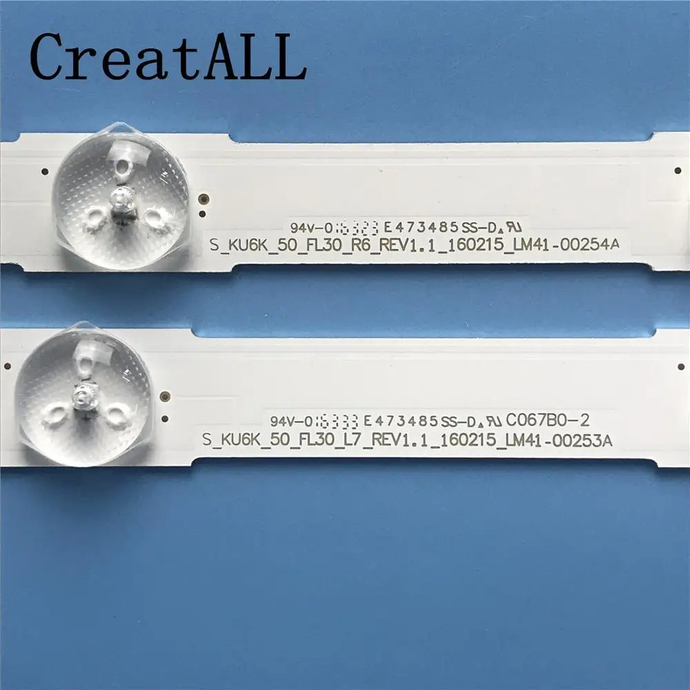 Светодиодная лампа с подсветкой для SamSung S_KU6K_50_FL30 LM41-00253A 00254A R + L UN50KU6300 UE50KU6000