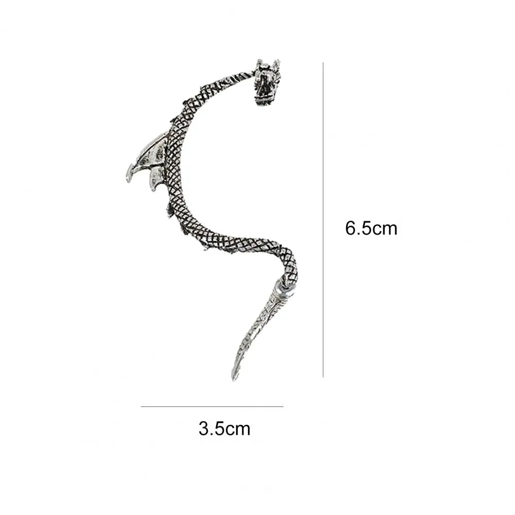 HOT SALES!!! 1Pc Stylish Retro Punk Ear Wrap Alloy Dragon Shape Earring