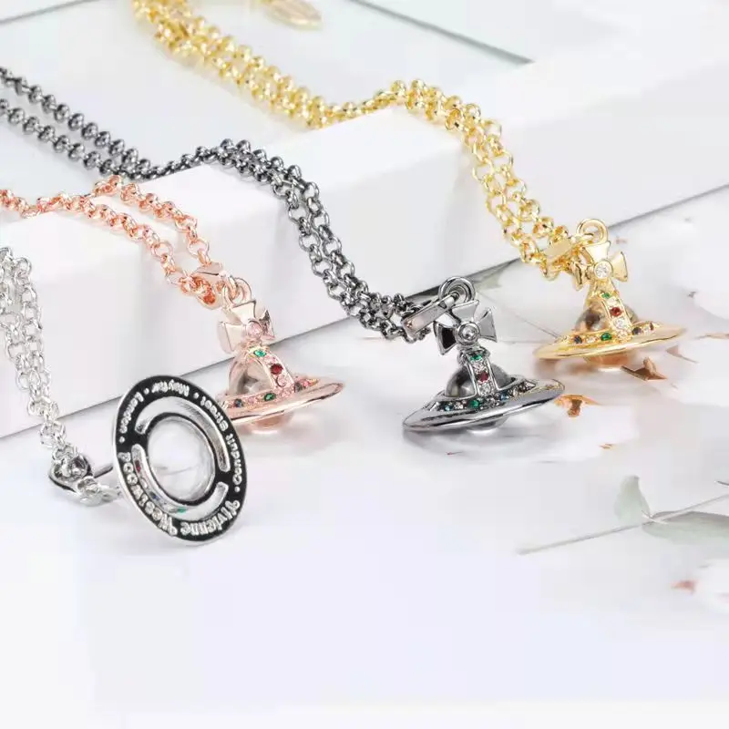 Crystal 10mmGlass Beads Saturn Necklace Girl Sweater Chain Long Necklace Women Wedding Jewelry Ins Style Luxury Fashion Jewelry
Crystal 10mmGlass Beads Saturn Necklace Girl Sweater Chain Long Necklace Women Wedding Jewelry Ins Style Luxury Fashion Jewelry