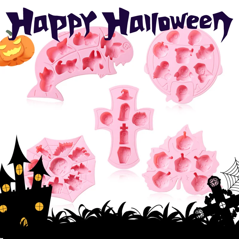 Halloween Mid-Yuan Festival Silicone Cake Mold Holiday Bat Pumpkin Mold DIY Candy Chocolate Handmade Soap Baking Mold
Halloween Mid-Yuan Festival Silicone Cake Mold Holiday Bat Pumpkin Mold DIY Candy Chocolate Handmade Soap Baking Mold