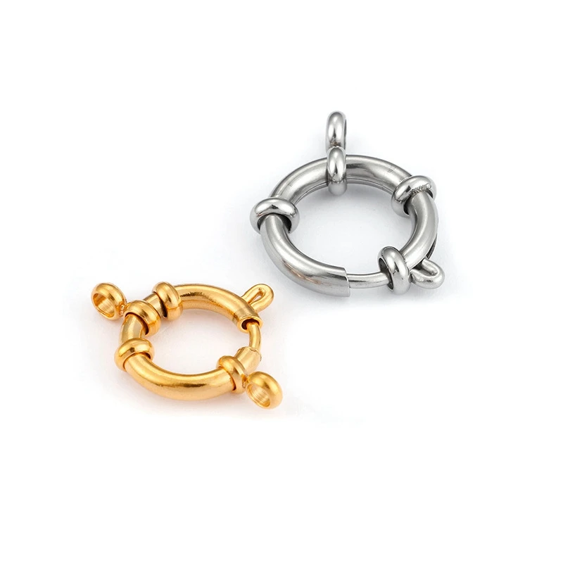 10Pcs Stainless Steel Golden Color Spring Ring Clasps for DIY Jewelry Making,(Golden M & Steel Color L)
10Pcs Stainless Steel Golden Color Spring Ring Clasps for DIY Jewelry Making,(Golden M & Steel Color L)