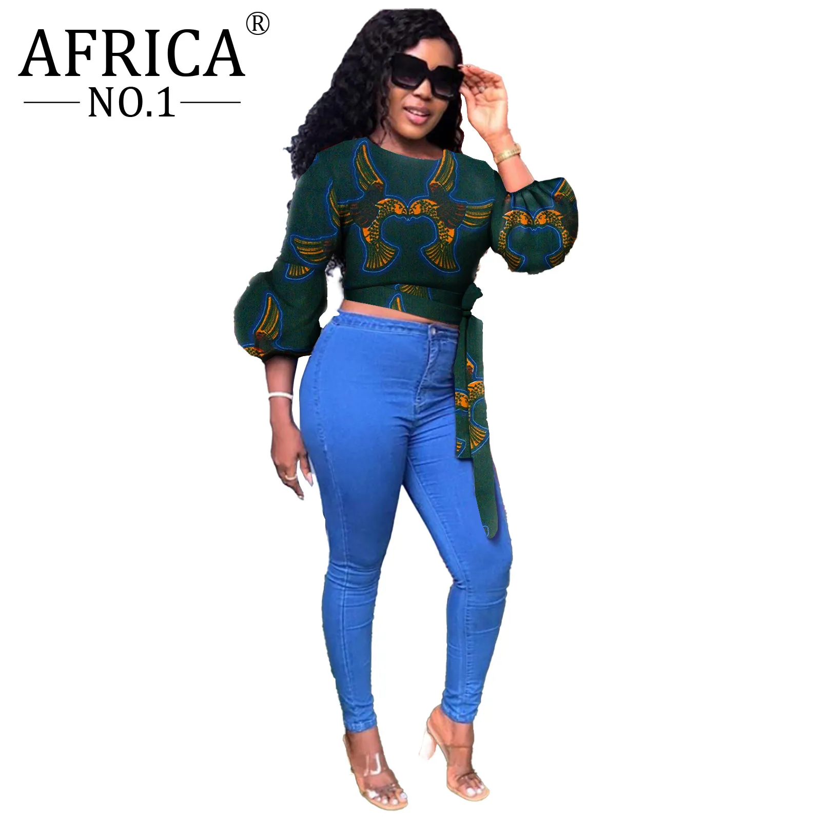 2021African Ankara Print Sexy Top Show Your Navel Lantern Sleeve Semi-Fitted Women Bodycon Clothes Streetwear Casual V2125003
2021African Ankara Print Sexy Top Show Your Navel Lantern Sleeve Semi-Fitted Women Bodycon Clothes Streetwear Casual V2125003