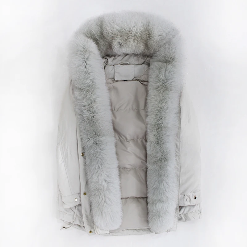 Winter Women Coat Parkas Female Thick Jacket Hooded Oversized Windproof Outwear Fox Fur 90%white Duck Down New 2020 Real Natural 
Winter Women Coat Parkas Female Thick Jacket Hooded Oversized Windproof Outwear Fox Fur 90%white Duck Down New 2020 Real Natural